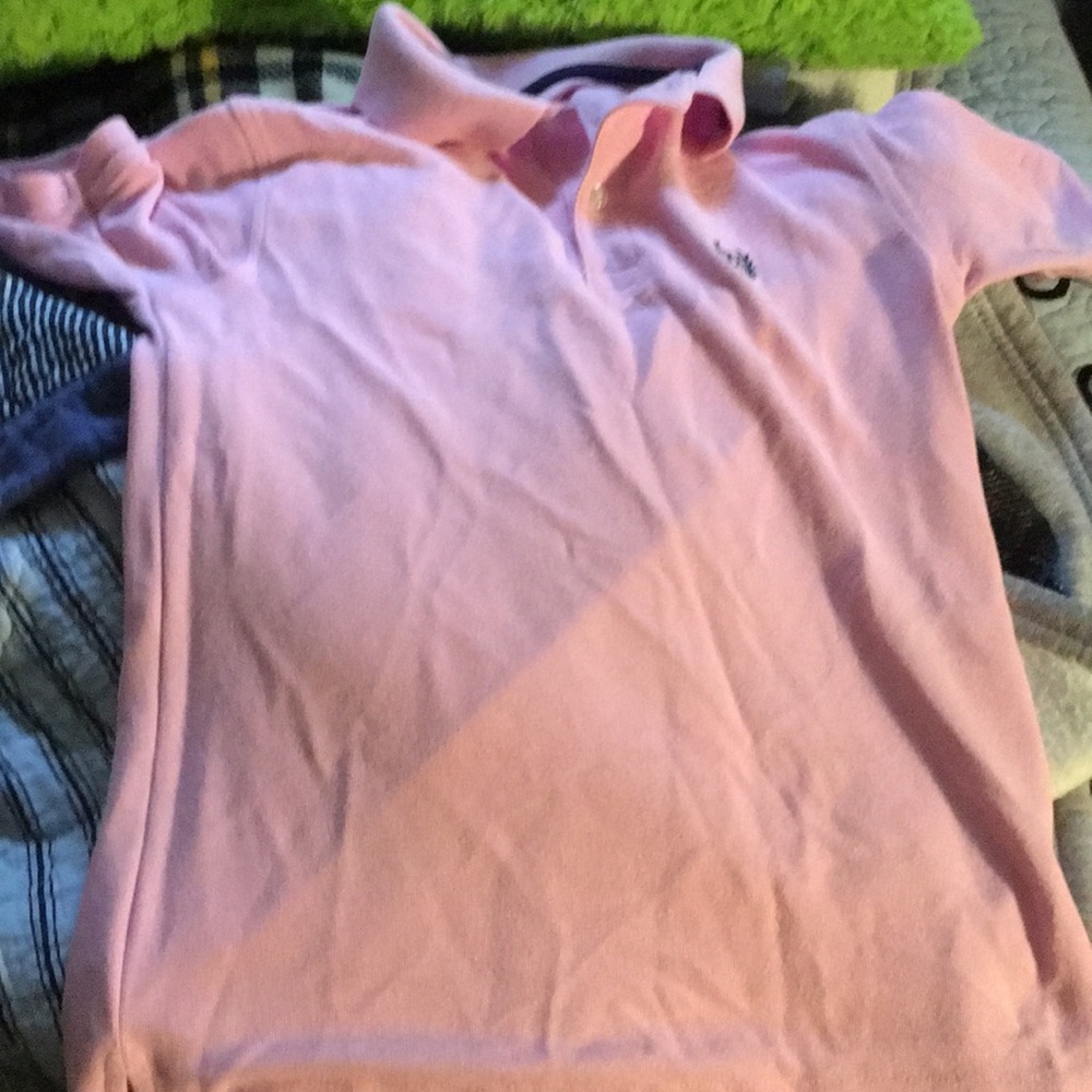 Pink boys polo